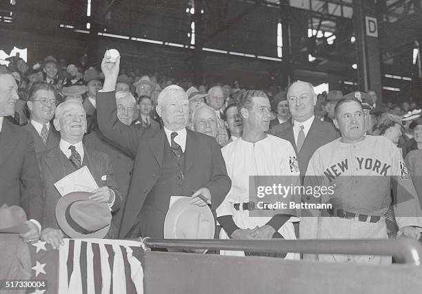 Vice Presidential Heave Starts Capital Ball Season. Washington, DC: John N. Garner, Vice President of these United States, cranks up the old soup...