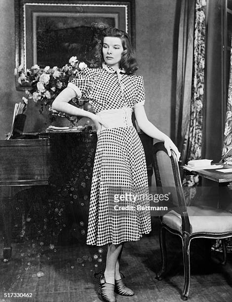 New York, NY: Among 13 prominent women chosen in a poll by 100 leading designers as America's "Best-Dressed" was Katharine Hepburn, selected as the...