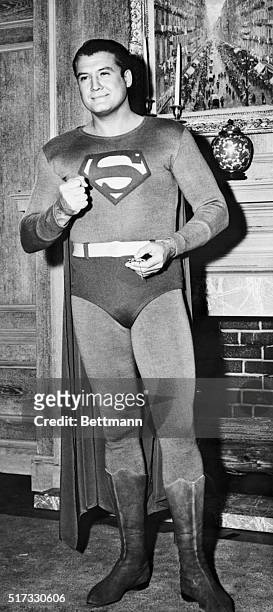 George Reeves, Television star in ABC TV's "Superman" series.