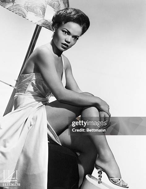 Eartha Kitt, singer & actress.