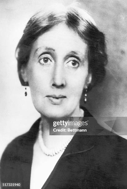 Portrait of Virginia Woolf , English novelist. Undated photograph.