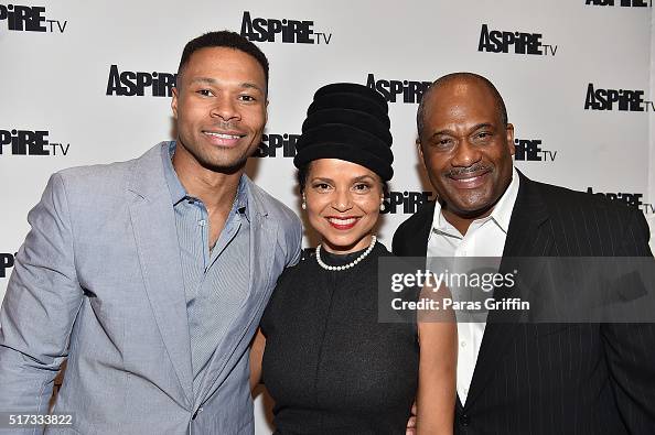 Karon Riley Actor Actor Karon Riley, Actress Victoria Rowell, and Actor Gregory Alan ...