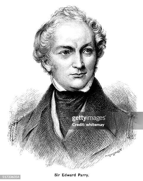 sir william edward parry, british explorer - northwest passage stock illustrations