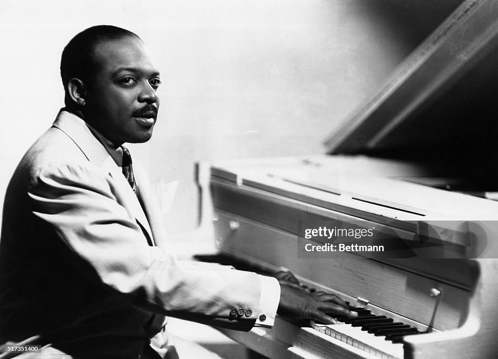 Basie Instrument Count Basie, American composer, conductor, and one of the... News Photo ...
