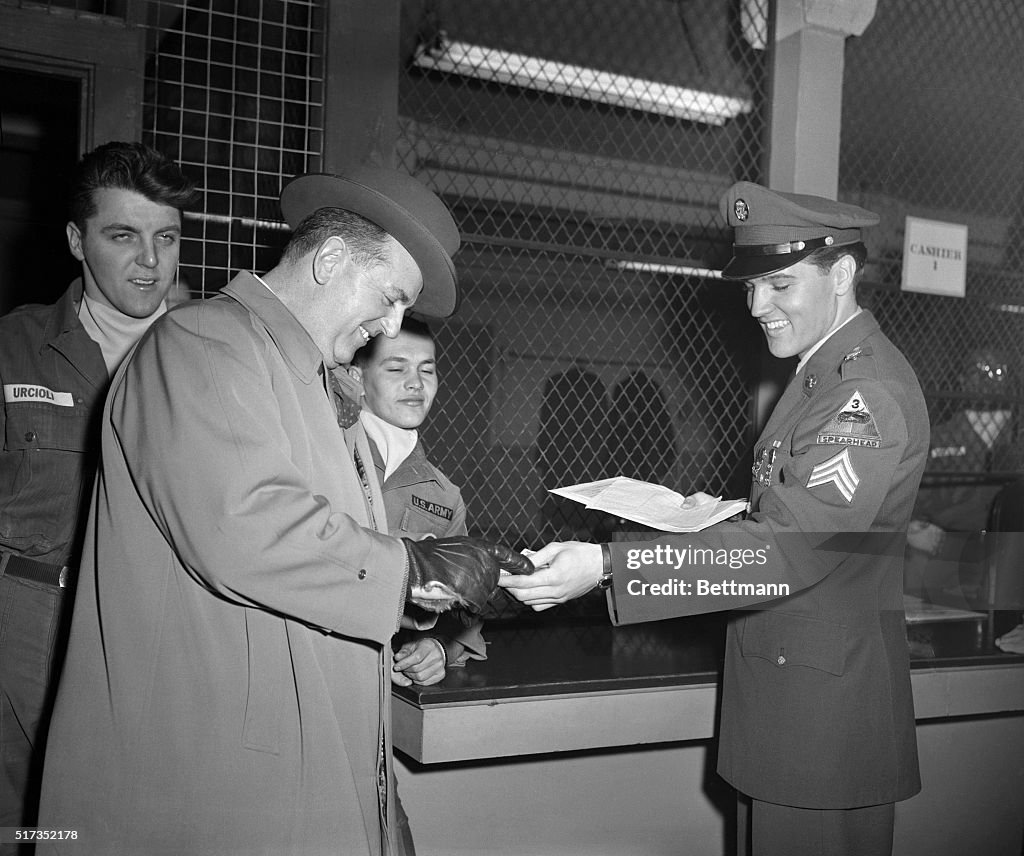 Elvis with Manager Tom Parker