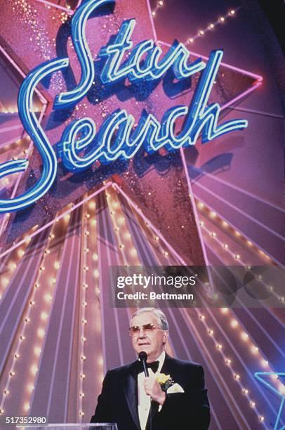 Ed McMahon who started his career as a clown on TV's Big Top, host's Star Search.