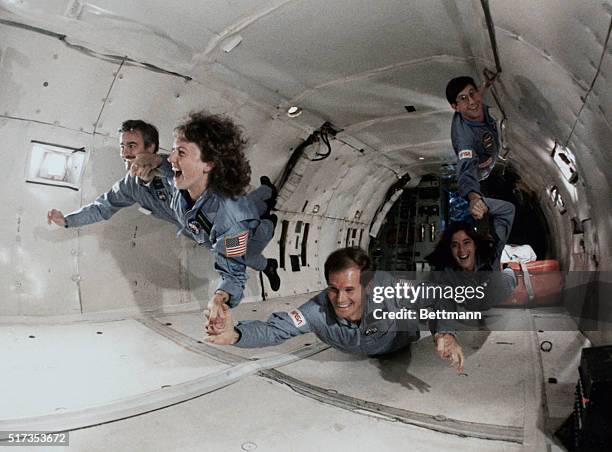 Space Center Houston: Astronaut trainees , Gerard Magliton, school teacher Christa McAuliffe, US Congressman Bill Nelson , School teacher Barbara R....