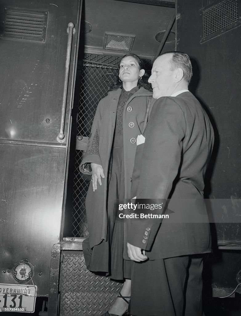 Marshal Ushering Carmen Torresola into Van