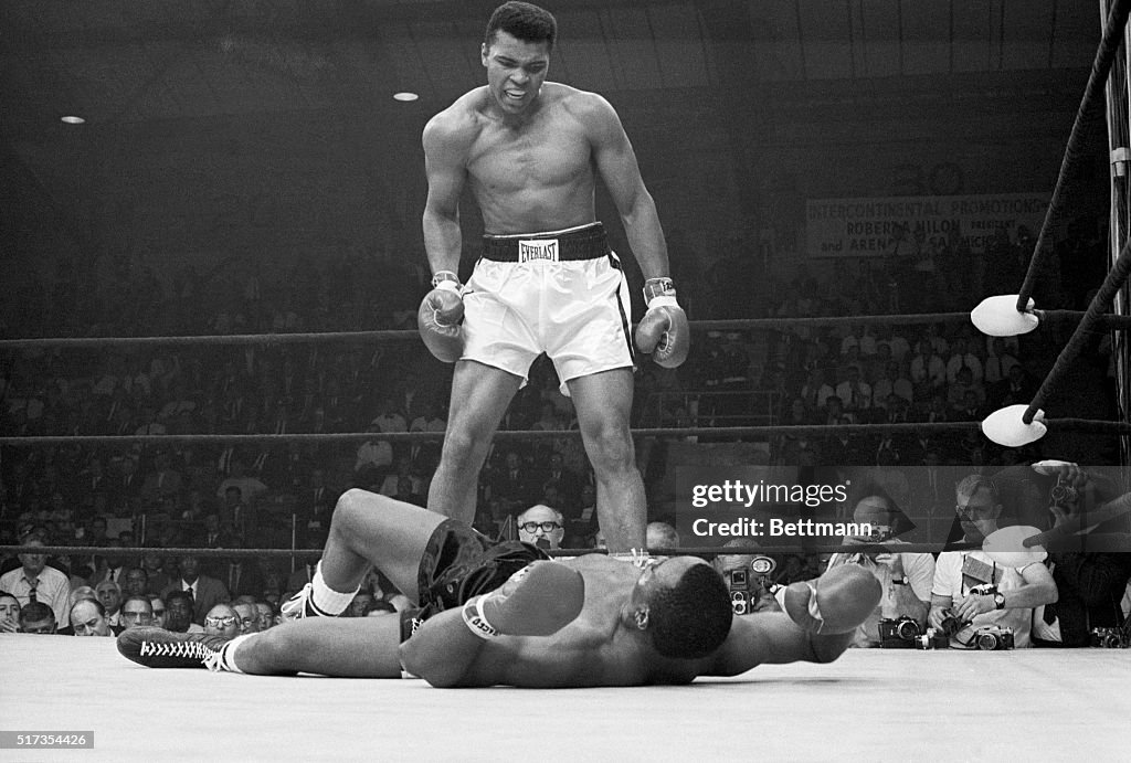 Muhammad Ali Taunting Sonny Liston