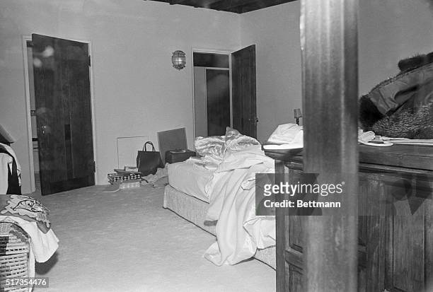 The bedroom in which Marilyn Monroe was found dead of a barbituate overdose on August 6, 1962.