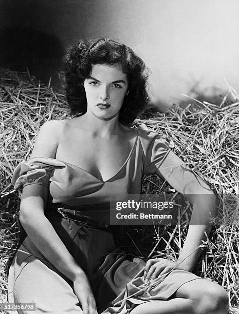 Jane Russell, 19 year old - discovered by Howard Hughes in 1940 for her appearance in "The Outlaw." As the result of publicity, Jane was world famous...