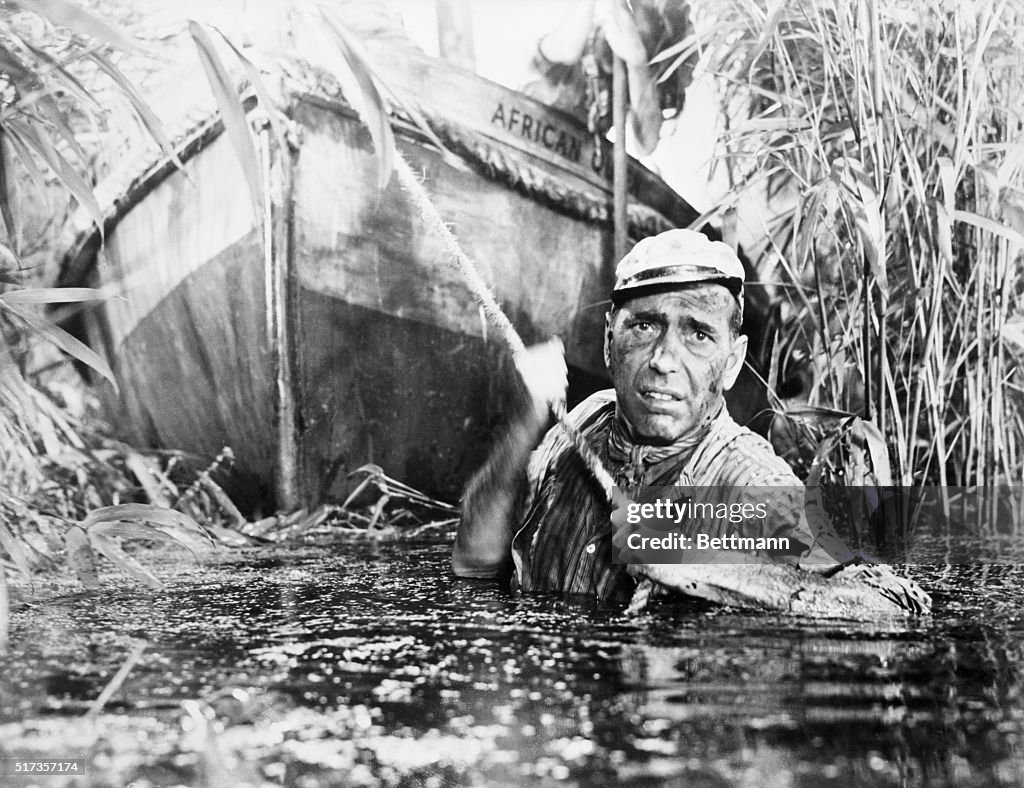 Humphrey Bogart in The African Queen