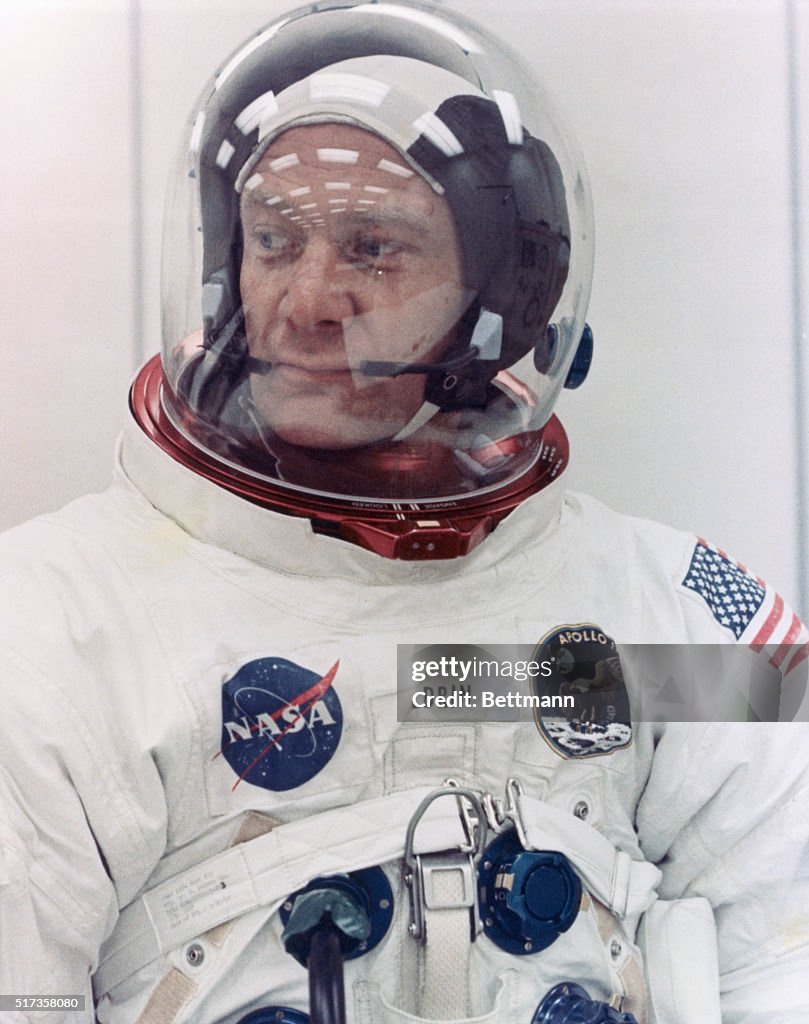 Buzz Aldrin in Spacesuit