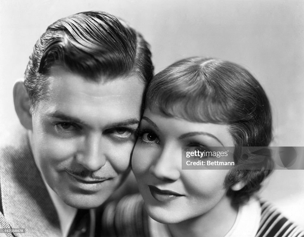 Clark Gabel and Claudette Colbert