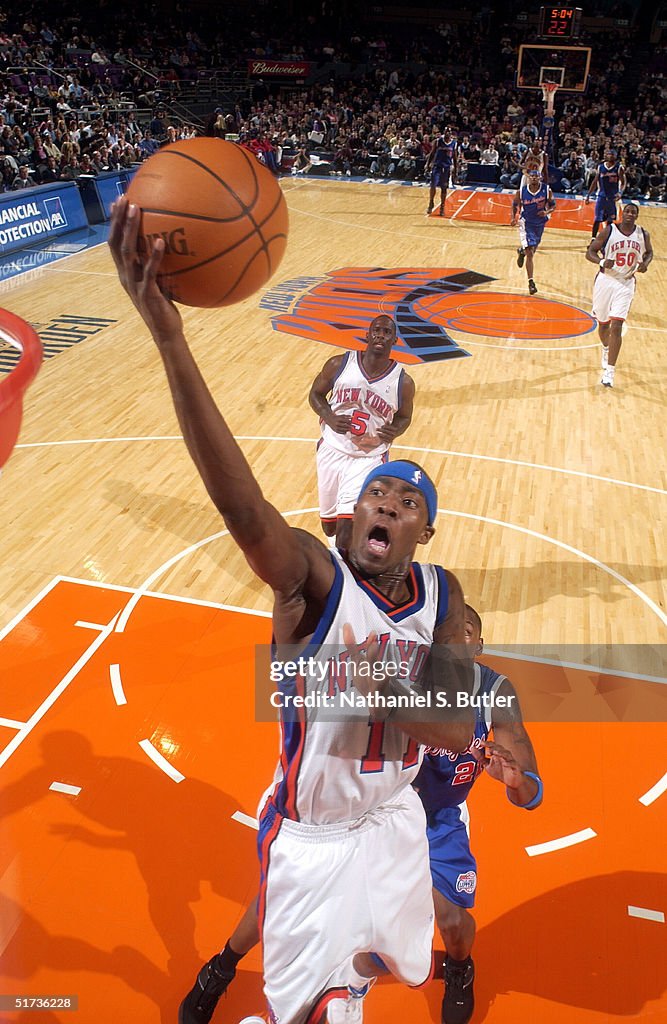 Los Angeles Clippers v New York Knicks