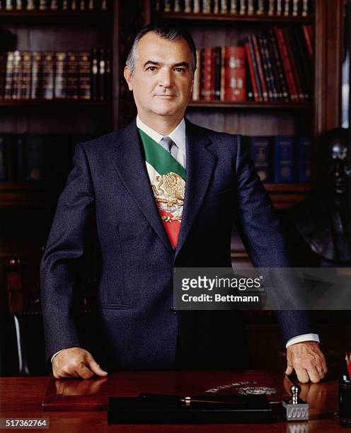 Miguel de la Madrid, President of Mexico from 1982-1988.