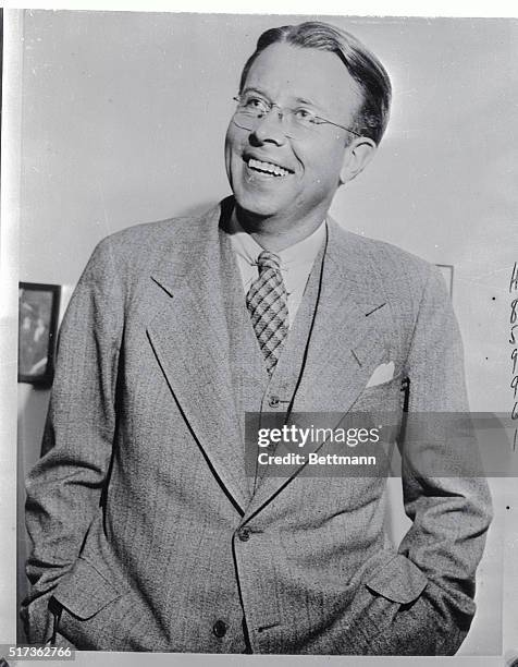 Dr. Ernest O. Lawrence Professor of Physics at University of California, who was announced as a leading candidate for the 1938 Nobel Prize in Physics...