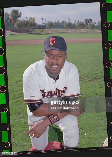 Kevin Mitchell, San Francisco giants left fielder.