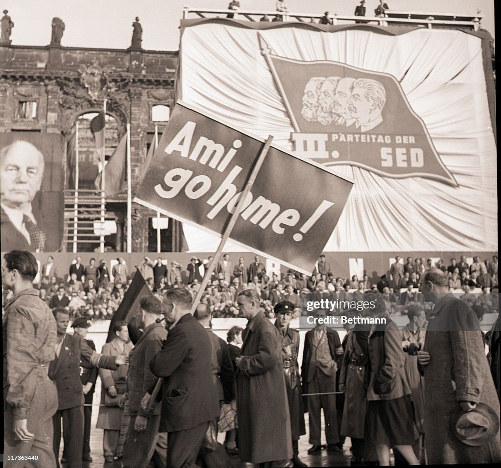 Anti-American Communist Rally