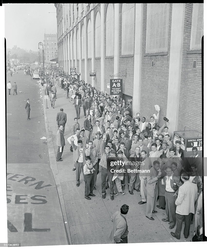 People Standing in Line
