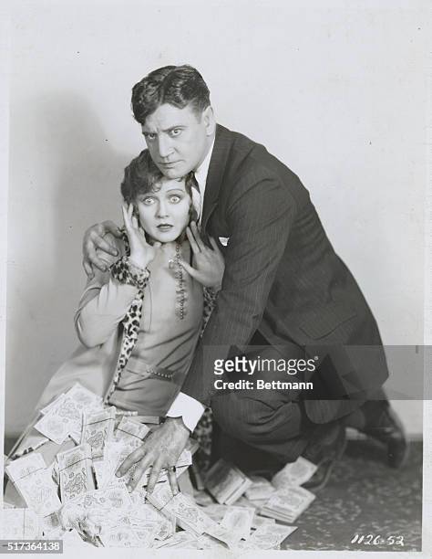 Studio portrait of Richard Dix and Nancy Carroll in Easy Come, Easy Go. Directed by Frank Tuttle, 1928.