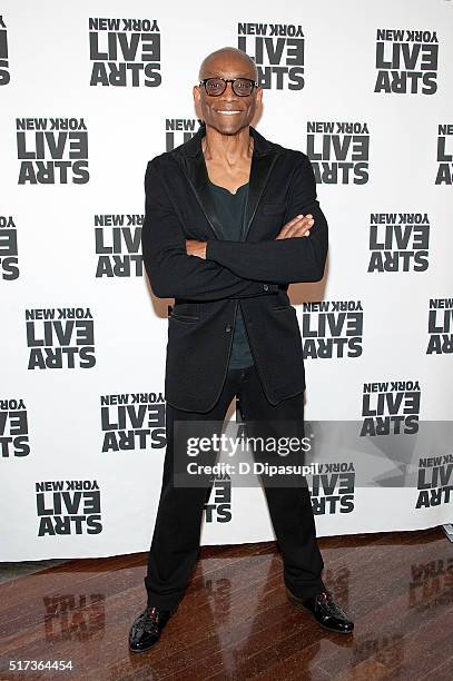 Bill T. Jones attends the New York Live Arts 2016 Gala at the Museum of Jewish Heritage on March 24, 2016 in New York City.