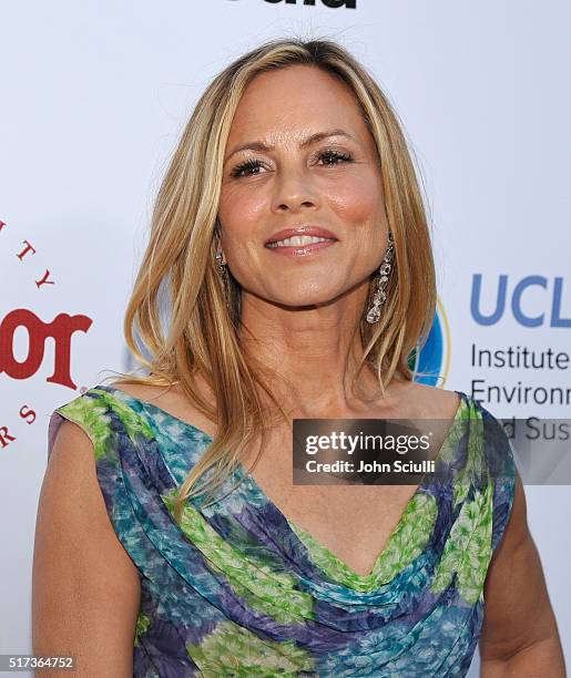 Actress Maria Bello attends UCLA Institute of the Environment and Sustainability annual Gala on March 24, 2016 in Beverly Hills, California.