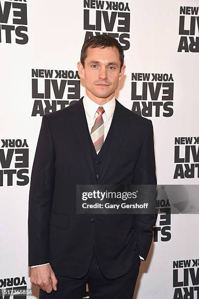 Actor Hugh Dancy attends the 2016 New York Live Arts Gala at the Museum of Jewish Heritage on March 24, 2016 in New York City.