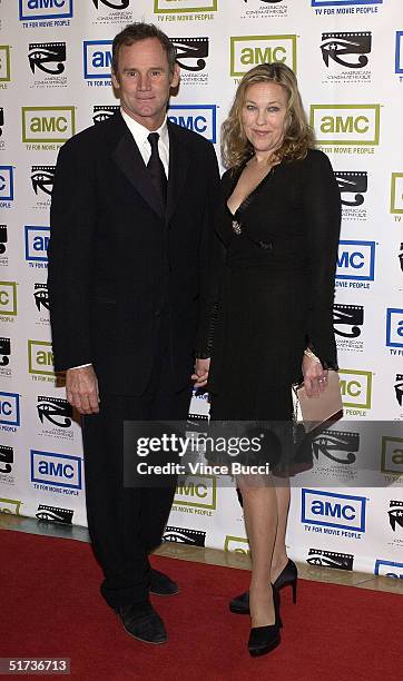 Actress Catherine O'Hara and husband Bo Welch arrive at the 19th American Cinematheque Awards to honor Steve Martin at the Beverly Hilton Hotel on...