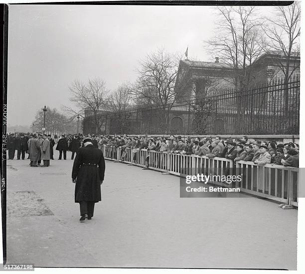 As the deputies gathered for the crucial vote on French ratification of the agreement to rearm West Germany, crowds gathered in droves outside the...