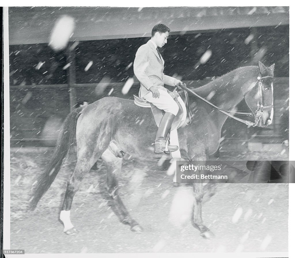 Prince Akihito Horseback Riding