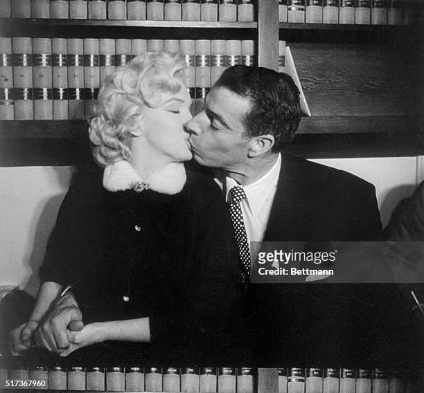Grace must be natural and Marilyn Monroe and Joe DiMaggio, demonstrate that without rehearsal . This sequence of pictures were taken in the judge's...