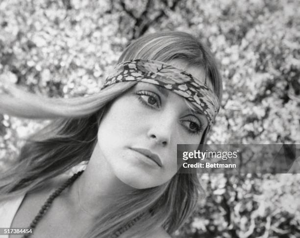 Beverly Glen, California-ORIGINAL CAPTION READS: Actress Sharon Tate was one of five victims in a bizarre quasi-religious-like multiple murder August...