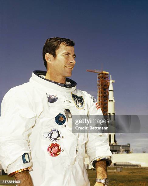 Astronaut John W. Young is to be the command module pilot for the Apollo 10 lunar orbit mission, scheduled for launch from KSC on May 18th. Young...