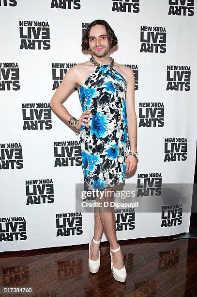 Jacob Tobia attends the New York Live Arts 2016 Gala at the Museum of Jewish Heritage on March 24, 2016 in New York City.