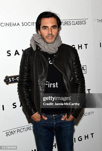 Yigal Azrouel attends The Cinema Society With Hestia & St-Germain Host a Screening of Sony Pictures Classics' "I Saw the Light" at Metrograph on...