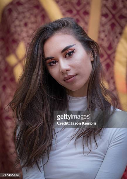 Fashion blogger Rumi Neely attends the Marrakech Meets California event at the Curator LA on March 24, 2016 in West Hollywood, California.