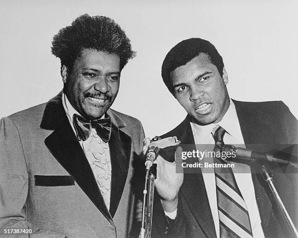 New York, New York: Promoter Don King and heavyweight champion Muhammad Ali announced a program to help Africans in the Sahel drought belt at a...