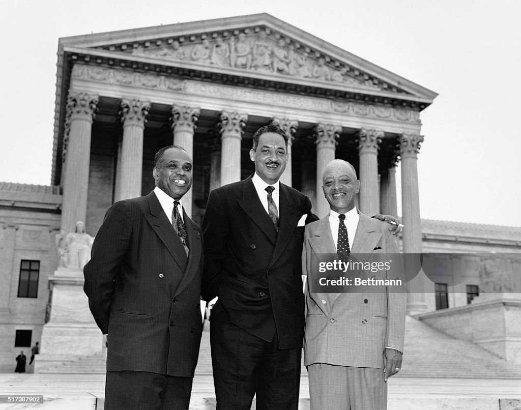 Thurgood Marshall After Winning Brown v. Board of Education