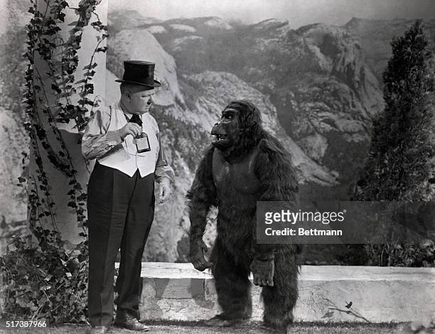 Fields offers giant ape a bit of refreshment. Movie still. Universal Pictures.