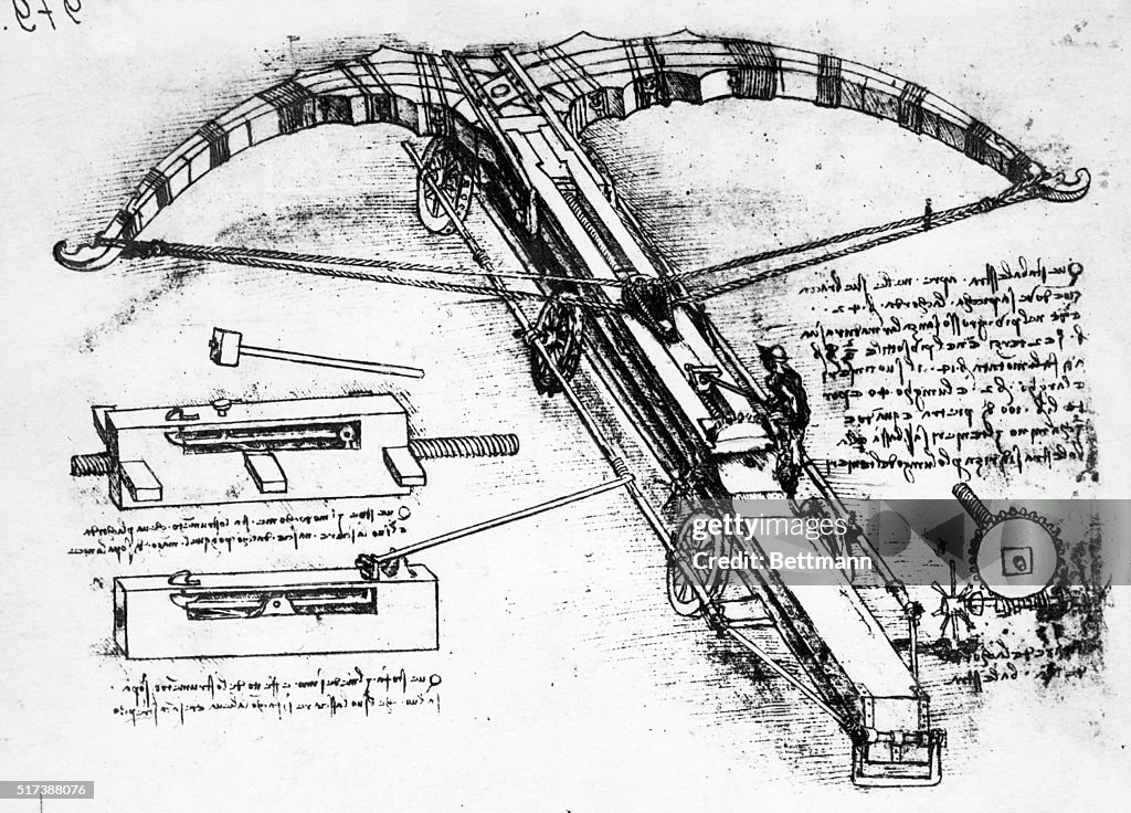Giant Catapult by Leonardo da Vinci