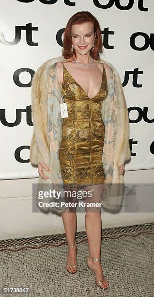 Actress Marcia Cross attends the Out100 10th Anniversary gala at Capitale on November 12, 2004 in New York City.