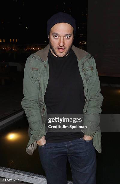 Actor Gregg Bello attends The Cinema Society with Hestia & St-Germain host a screening of Sony Pictures Classics' "I Saw The Light" after party at...