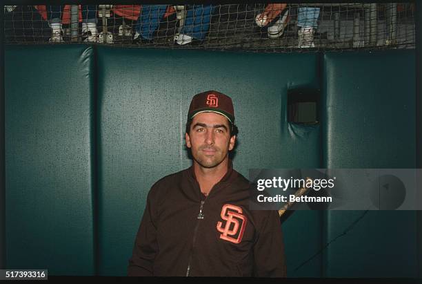 Jack Clark, San Diego Padres first baseman.