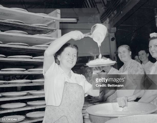 When mother bakes a pie, that's big eating. When a pie company bakes 20,000 pies a day, that's big business. For one of the country's largest...