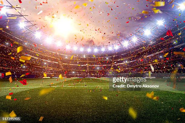 soccer stadium - football stock pictures, royalty-free photos & images