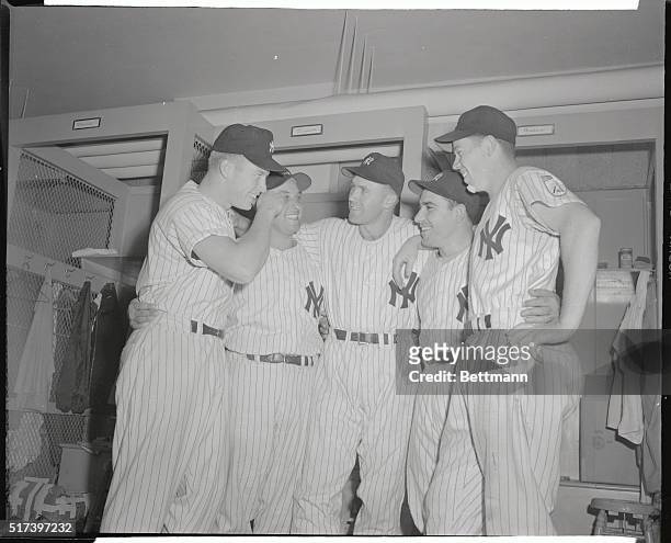 Barrage of five home runs gave the Yankees a 7-5 victory over the Washington Senators in the opener of a double header on September 9th at Yankee...