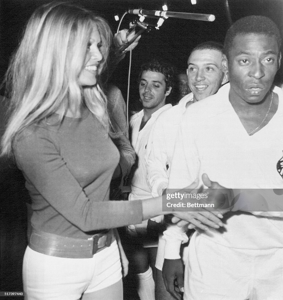 Brigitte Bardot and Pele