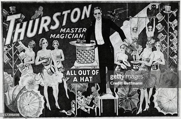 Poster advertisement for Thurston, Master Magician. Undated. BPA2