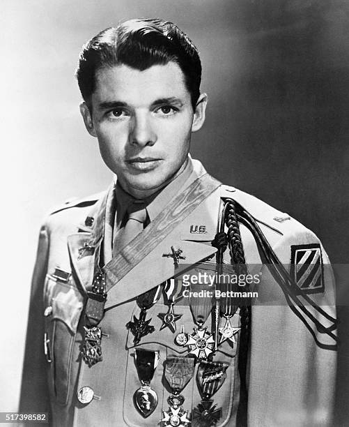 Film star Audie Murphy, World War II's most decorated hero, will train with Texas' famed 36th National Guard Infantry for possible action in Korea....